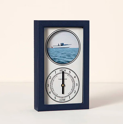 Custom Moving Tide Clock- gifts for boat owners
