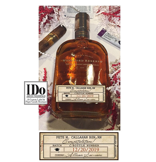 boyfriend graduation gift - Graduation Whiskey Labels