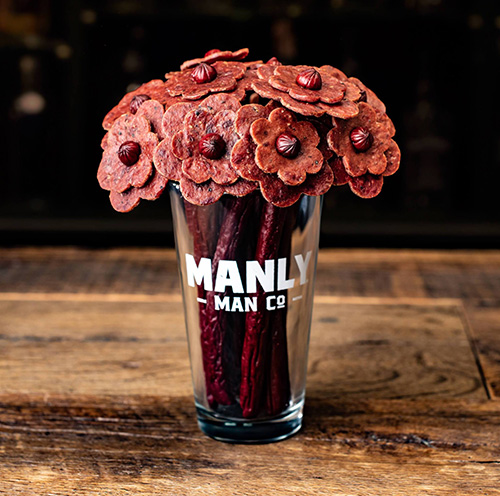 boyfriend graduation gift - Beef Jerky Flower Bouquet