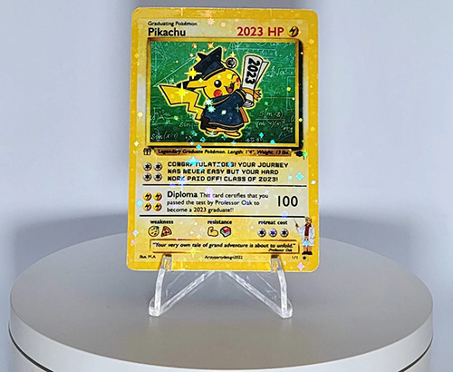 boyfriend graduation gift - Pikachu Graduation Card