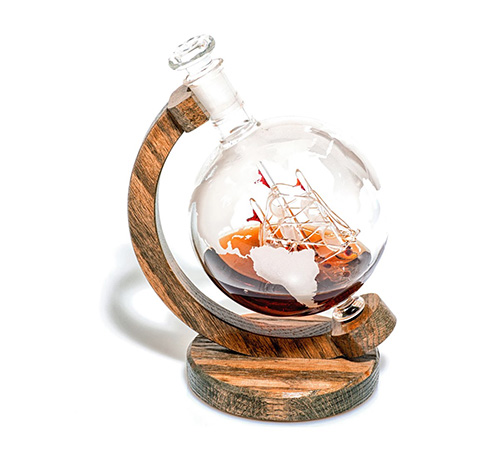 Engraved Sailboat Whiskey Decanter