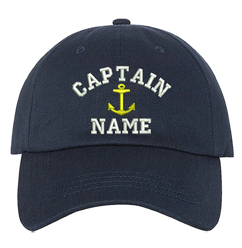 Custom Captain Hat - gifts for boat owners