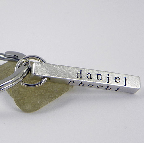 Personalized Keychain Ring