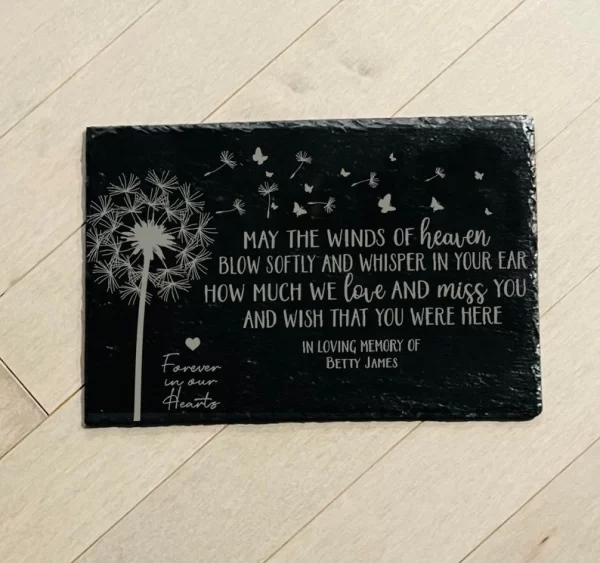 Sympathy Gifts for Parents - Garden Slate