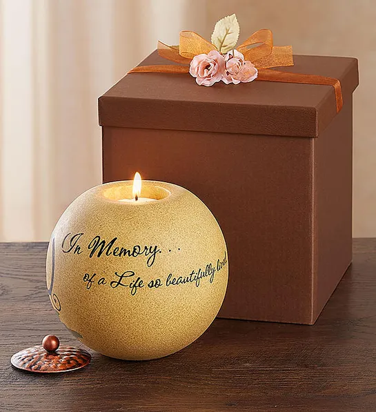 Sympathy gifts for parent - Memorial Candle