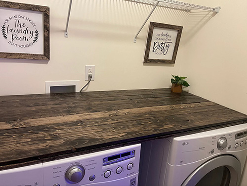 Washer & Dryer Countertop