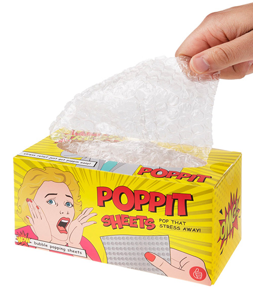 Bubble Wrap Tissues - 5 senses gift ideas