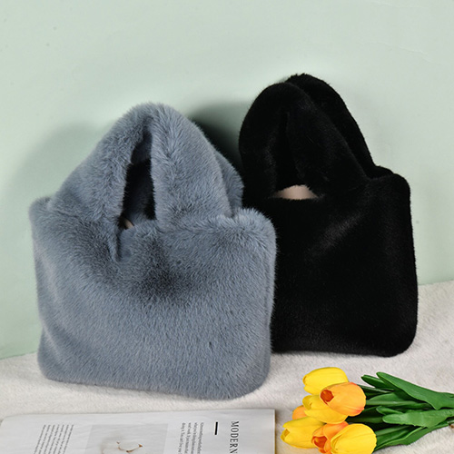 Stylish Fluffy Handbags - 5 senses gift ideas for her