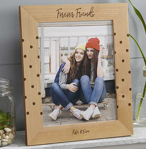 gift ideas for neighbors moving away - Forever Friends Personalized Picture Frame