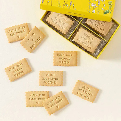 Custom Message Shortbread Cookies