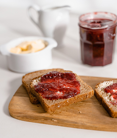 Homemade Jam & Bread