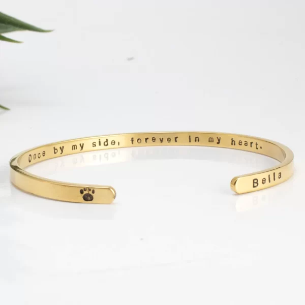 memorial bangle bracelet