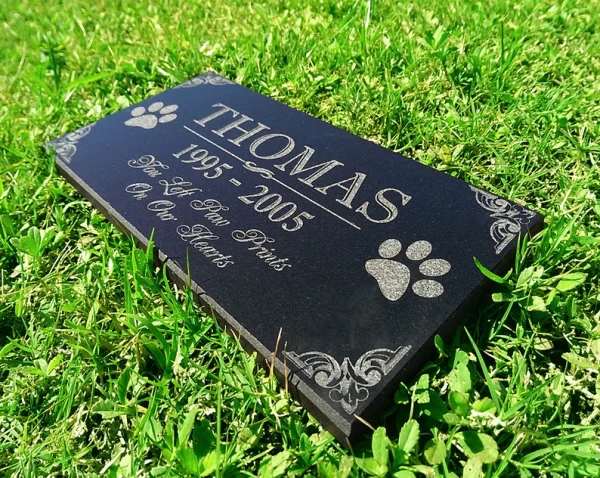 loss of dog gifts - granite headstone