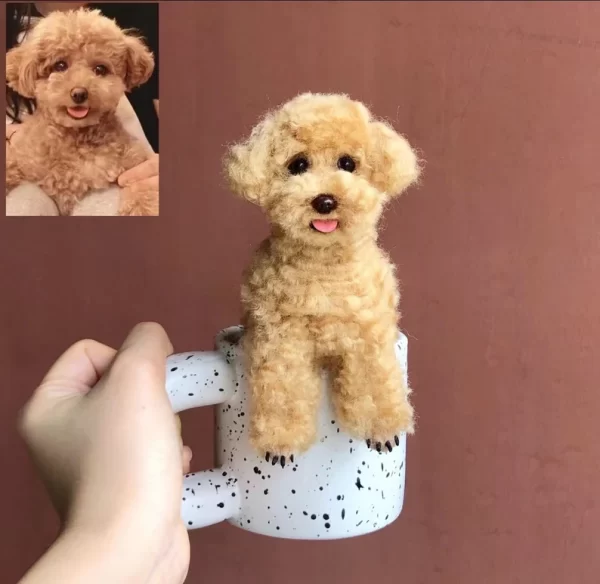 loss of dog gifts - Felted Pup