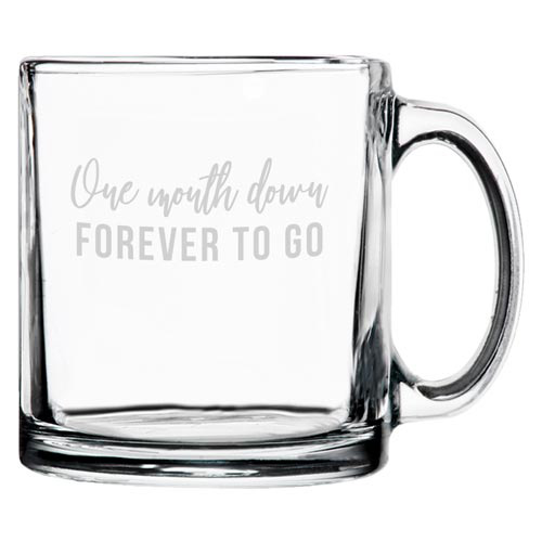 Custom Engraved Glass Coffee Mug