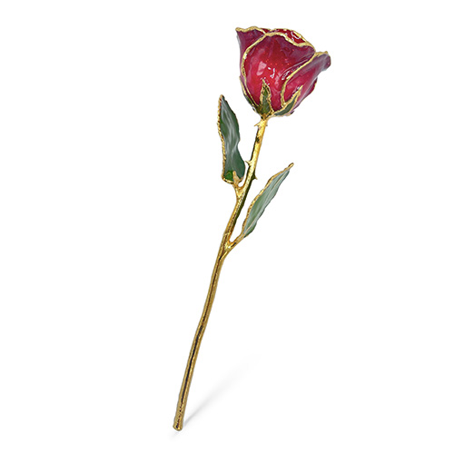 24K Gold Dipped Rose- one month anniversary gifts for her