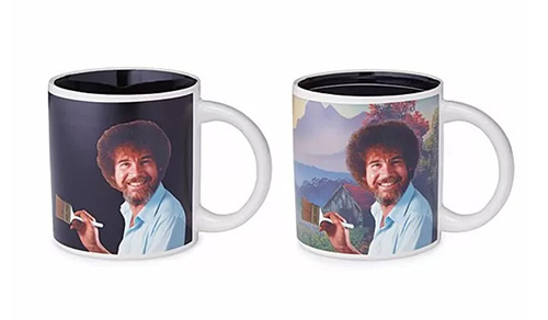 Paint with Bob Ross Mug- one month anniversary gifts for her