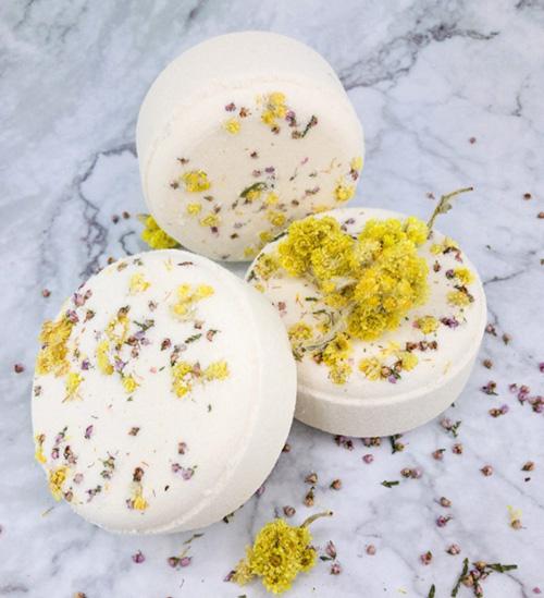 Natural Lemon Grass Bath Bombs - 5 senses gift ideas