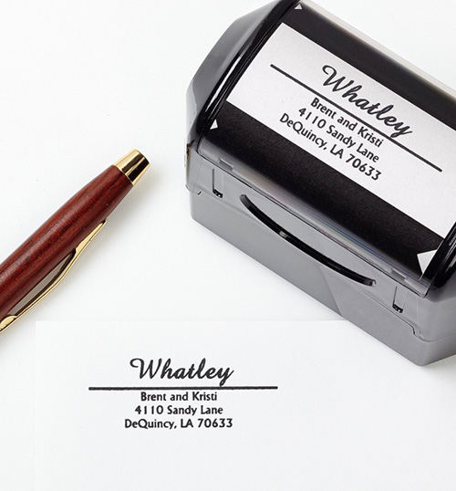 Custom Self-Inking Address Stamp