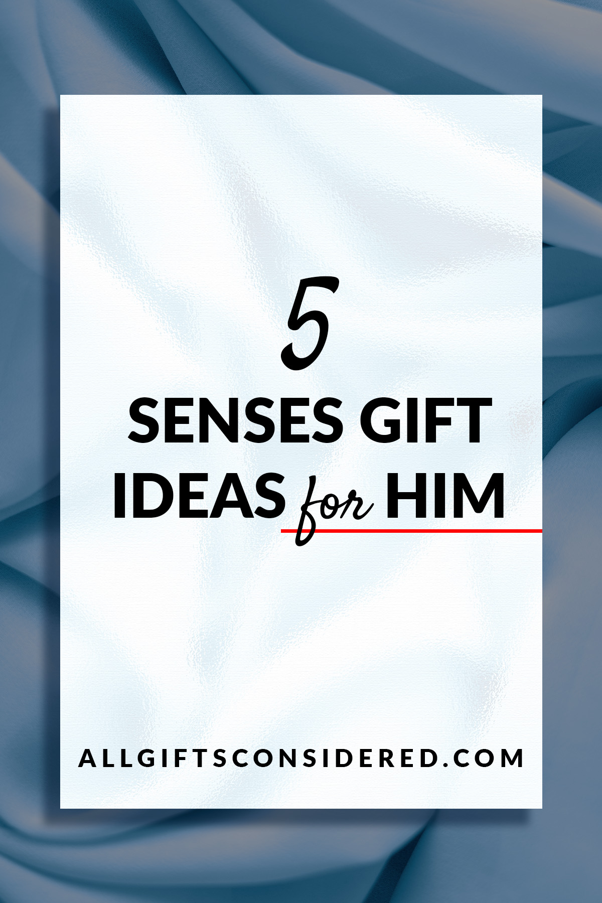 5 senses gift ideas for him - feat image