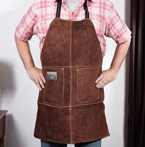 Personalized Leather Grilling Apron