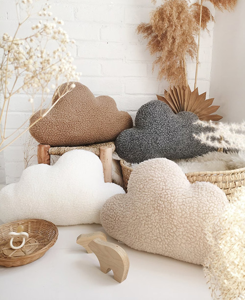 gifts for weather lovers - Teddy Cloud Cushions
