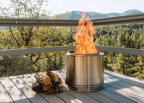 lake house gifts - Stainless Steel Bonfire Fire Pit