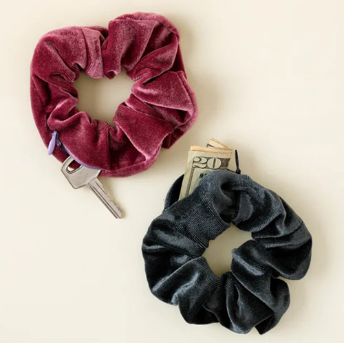 Hidden Pocket Scrunchies