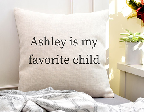 Funny Favorite Child Pillow