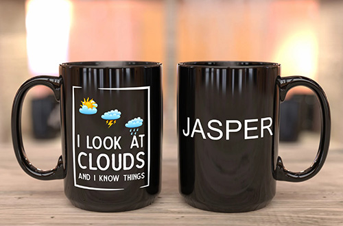 I Look At Clouds & Know Things - gifts for weather lovers