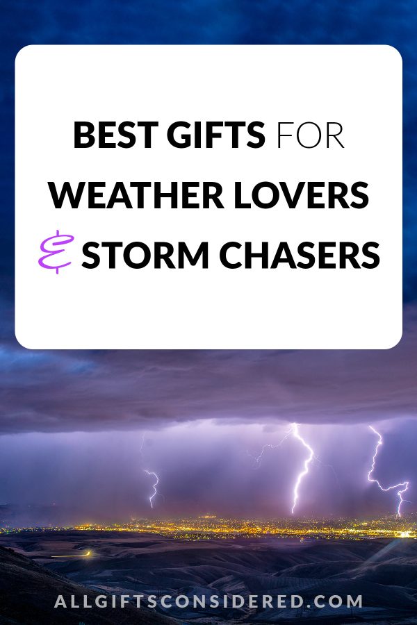 gifts for weather lovers - pin it image
