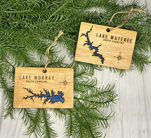 Custom Lake House Ornament- hostess gift ideas for lake house