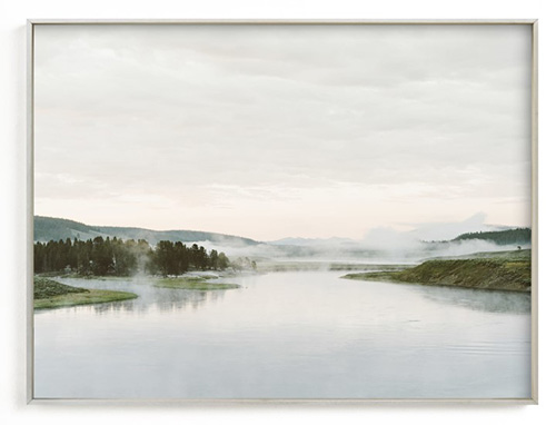 Misty Lake Wall Art