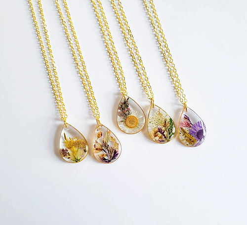 Birth Month Flower Necklaces - 50th birthday gift ideas for mom