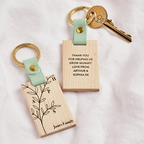 Personalized Family Tree Keyring - 50th birthday gift ideas for mom