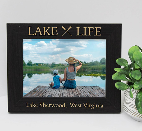 Lake Life Picture Frame