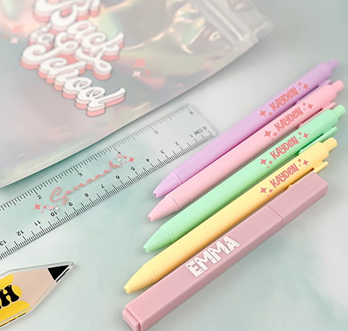 Pretty Personalized Pencils