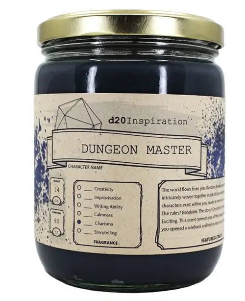 D&D Inspired Candles - gifts for dungeon masters