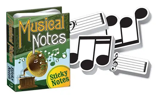 Musical Notes Sticky Notes