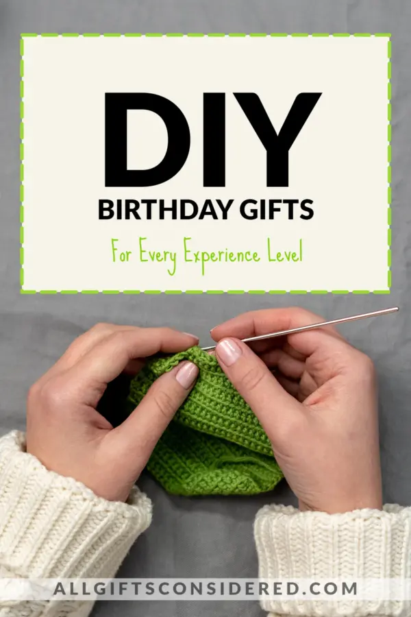 DIY Birthday Gifts - Pin It Image