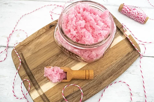 DIY Cherry Sugar Scrub