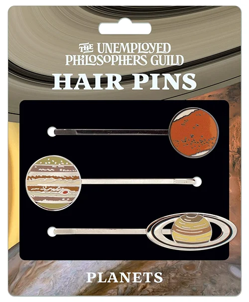 Planets Hair Pins - astronomy gift ideas for adults