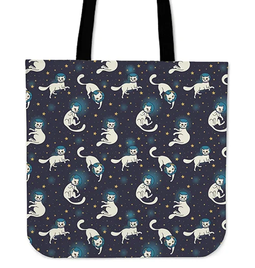 Space Kitten Tote Bag