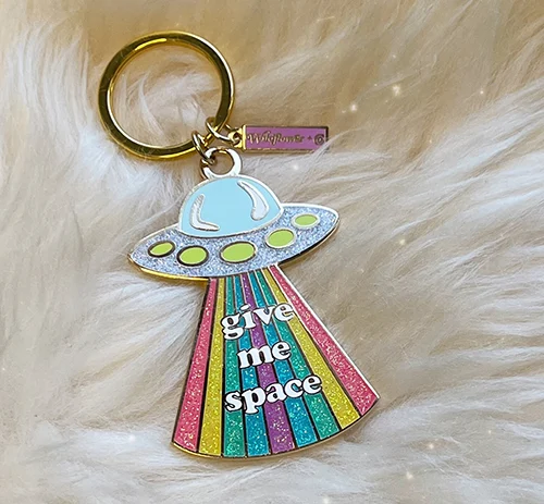 Give Me Space Keychain - astronomy gift ideas for adults