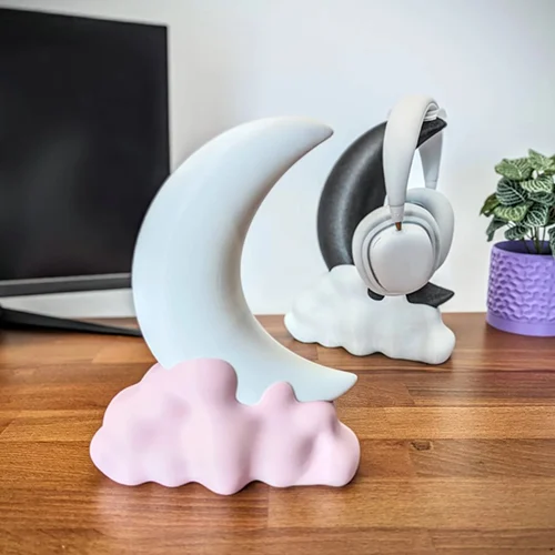 Moon & Cloud Headphone Stand