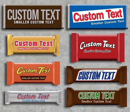 Custom Chocolate Bar Labels - gift ideas that start with c