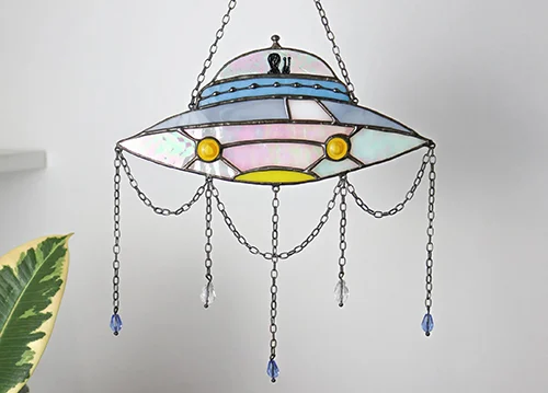 Alien & UFO Suncatcher