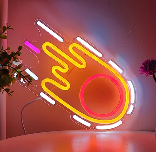 Shooting Star Neon Sign