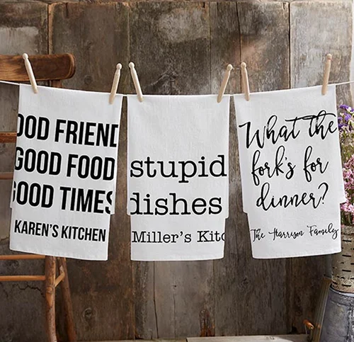 Dish Towels - gift ideas that start with d