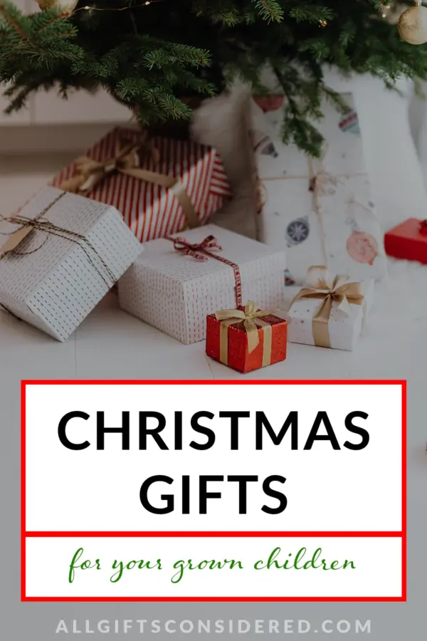 christmas gift ideas for adult children - pin it image